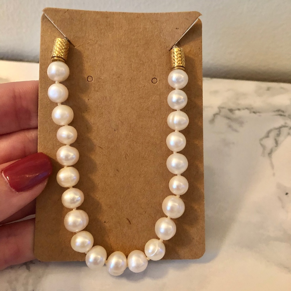 Fresh Water Pearl Pull Tie Bracelet